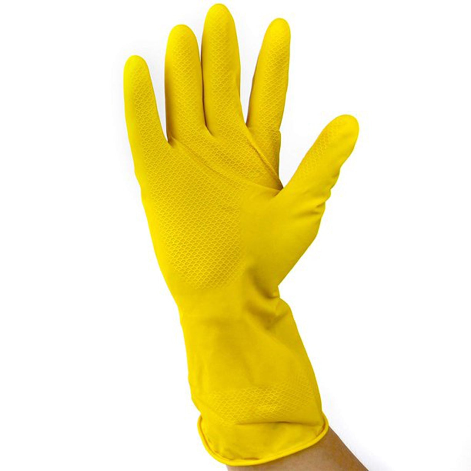 4854 2 pair med yellow gloves For Types Of Purposes Like Washing Utensils, Gardening And Cleaning Toilet Etc. DeoDap 4854 2 pair med yellow gloves For Types Of Purposes Like Washing Utensils, Gardening And Cleaning Toilet Etc. DeoDap